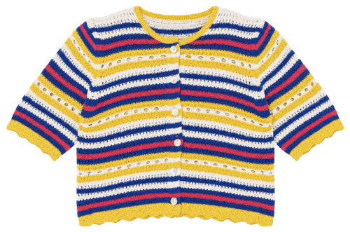 Multi Color Stripe Cardi flat
